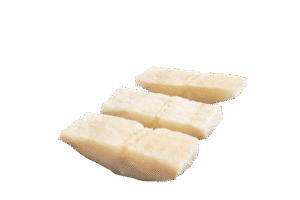 Pavés de morue dessalée