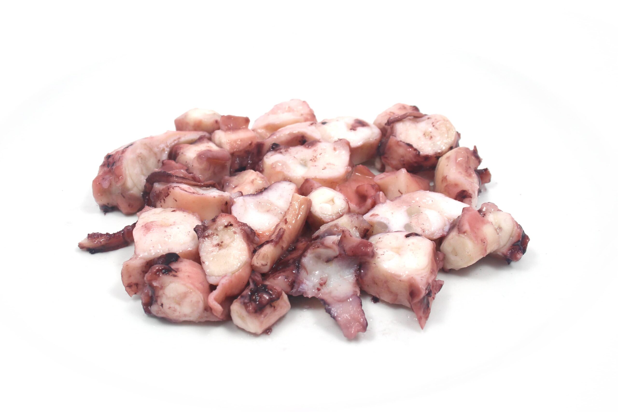 Poulpes cuits salades