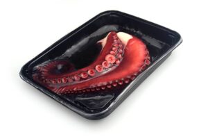 Tentacules poulpes cuits